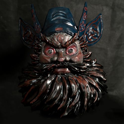 THYXGS Nuo-Opernmaske, 390 X 300 Mm, Horror-Nuo-Opernmaske Mit Abnehmbaren Augen, Präzisionsharz, Für Halloween-Kostümpartys THYXGS Nuo-Opernmaske, 390 X 300 Mm, Horror-Nuo-Opernmaske Mit Abnehmbaren Augen, Präzisionsharz, Für Halloween-Kostümpartys von THYXGS