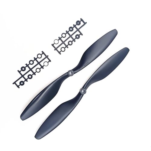 2/4 Stück 1045 10-Zoll-Propeller for CW CCW-Blatt for DJI F450 F550 RC Quadcopter Ersatzteile Passend for A2212 KV1000 Motor (1/2 Paar)(1045 Black 1 Pair) von TIAJTHYD