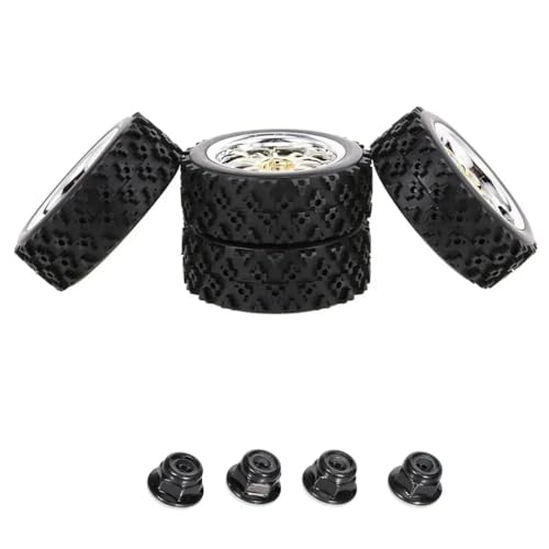4 STÜCKE 65mm for 1/10 On Road Reifen & Räder Felgen 12mm Hex Hub for Red-cat HPI Tamiya Exceed RC Tourenwagen HSP 144001 94123 94122 CS(DLT014) von TIAJTHYD