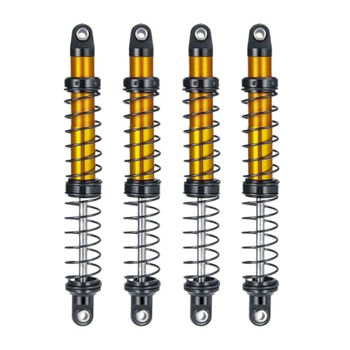 4Pcs Metal Oil Shock Absorber Damper 70/80/90/100/110/120mm for Axial SCX10 90046 TRX-4 TRX-6 1/10 RC Crawler Car Parts(110mm 4Pcs) von TIAJTHYD