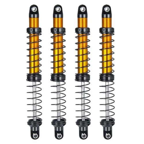 4Pcs Metal Oil Shock Absorber Damper 70/80/90/100/110/120mm for Axial SCX10 90046 TRX-4 TRX-6 1/10 RC Crawler Car Parts(120mm 4Pcs) von TIAJTHYD