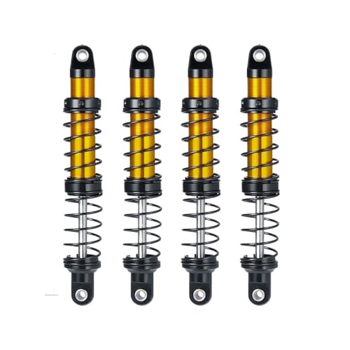 4Pcs Metal Oil Shock Absorber Damper 70/80/90/100/110/120mm for Axial SCX10 90046 TRX-4 TRX-6 1/10 RC Crawler Car Parts(90mm 4Pcs) von TIAJTHYD