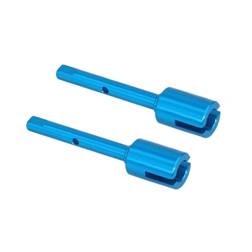Metall Shaluoman Tamiya TT02 Tuningteile Zentralantriebswelle und Propellergelenksatz for 1/10 RC-Spielzeugauto Tamiya TT-02 TT02B(2pcs Cup Blue) von TIAJTHYD