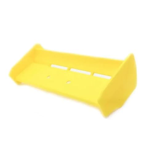 TIAJTHYD 1/10 Weichplastik-Heckspoiler-Heckflügel for HSP 94106 94107 94166 for RC-Rennwagen – Universal-Upgrade, DIY-Montage(Yellow) von TIAJTHYD