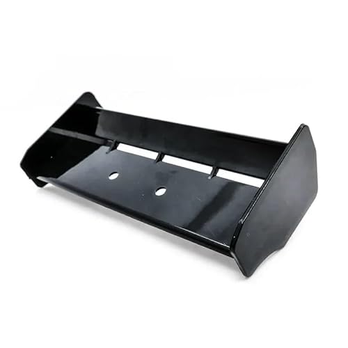 TIAJTHYD 1/10 Weichplastik-Heckspoiler-Heckflügel for HSP 94106 94107 94166 for RC-Rennwagen – Universal-Upgrade, DIY-Montage(Zwart) von TIAJTHYD