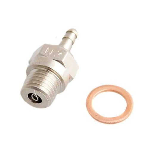 TIAJTHYD 1 Pcs Universal #8 Glow Plug N3 N4 Funken Nitro Motor Teile for HSP RC Auto Teil(N3) von TIAJTHYD