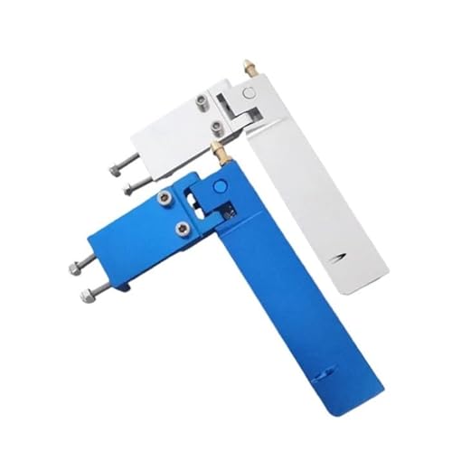 TIAJTHYD 1 Stück for RC-Boot, Aluminiumlegierung, brandneuer heißer, 75 mm, 95 mm, Metall-Saugwasserruder for Fernbedienung, RC-Boote, CNC-Teile(95mm Blue) von TIAJTHYD