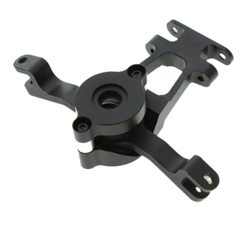 TIAJTHYD 1:10 Aluminiumlegierung Lenkarm Montage Klingel Kurbelsatz für TR-XS 1/10 E-Revo 2.0 für Sla-yer Pro 4X4 für Summit (schwarz) von TIAJTHYD