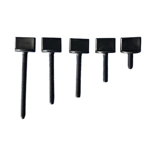 TIAJTHYD 10 PCS for M4 Metrisches Gewinde Nylon Kunststoff Rändelschrauben Vollgewinde(M4xL20mm) von TIAJTHYD
