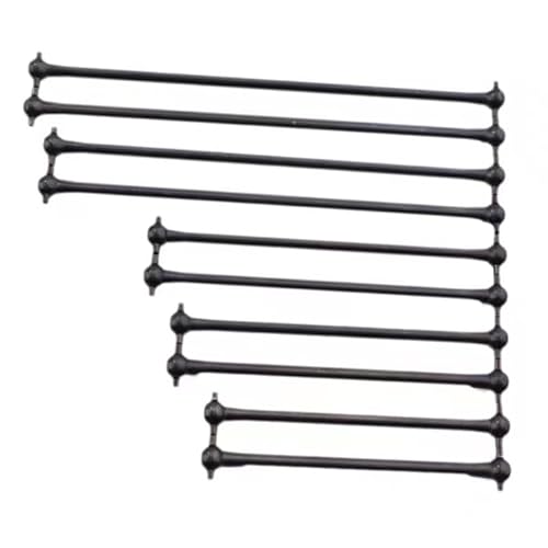 TIAJTHYD 2 Stück for Pin zu Pin 80,5 mm 88 mm 91 mm 94 mm 95 mm 100 mm 106 mm 132 mm 139,5 mm Dogbone-Getriebeantriebswelle for 1/8 RC-Auto(Pin to Pin 80.5mm) von TIAJTHYD