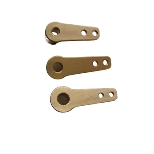 TIAJTHYD 2 Teile/los Einzigen Metall lenkung arm Stick arm DIY for RC Spielzeug Modell lenkgetriebe querlenker kurbel exzentrische Rad kurbel link(D3.1xL24mm 2pcs) von TIAJTHYD