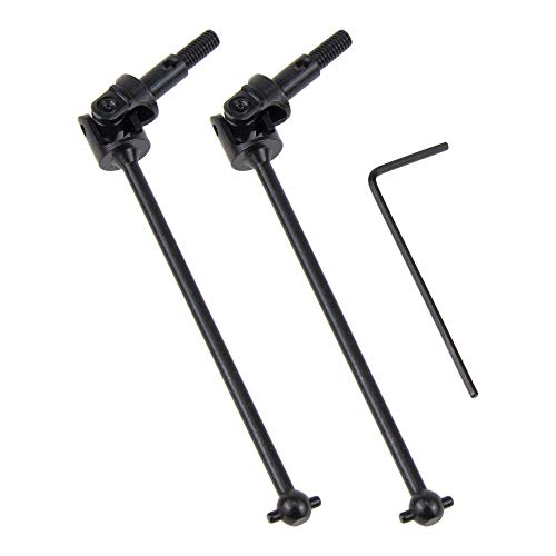 TIAJTHYD 2 stücke CVD Joint Dogbone Übertragung Antriebswelle 102015 106015 108015 for 1/10 HSP 94101 94102 94123(Black 106015 109mm) von TIAJTHYD