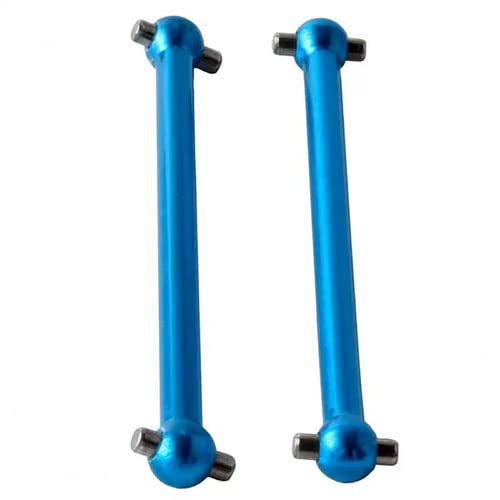 TIAJTHYD 2 stücke Vordere und Hintere Antriebswelle Hundeknochen 52mm Lang for Wlt-oys RC Modellauto Spielzeug 1/18 A949 A959 A969 K929(Blauw) von TIAJTHYD