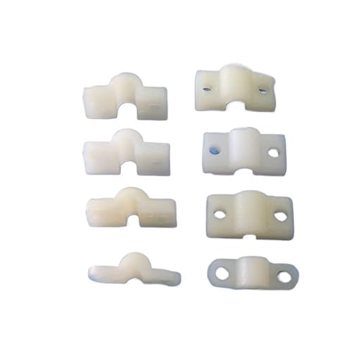 TIAJTHYD 20 Stück Getriebeplatten Fahrwerksbefestigungsgurt Sattelklemme for RC-Flugzeugteile Elektroflugzeuge Schaummodellzubehör(20 pcs for3mm Wire) von TIAJTHYD