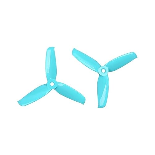 TIAJTHYD 4 Farben 4052 4.0x5.2 for FPV PC 3 Propeller Prop Blade CW CCW Welle durch die Maschine mehr Spezialmotor 2204(2 Pair(Blue)) von TIAJTHYD