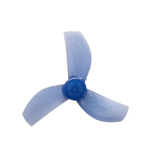 TIAJTHYD 4 Paar 35 mm-3 35 mm 3-Blatt PC Micro Propeller 1,0 mm for RC FPV Racing Freestyle FPV Tinywhoop Drohnen 08028 Motoren DIY Teil(Blue 4pair) von TIAJTHYD
