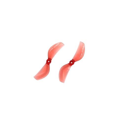 TIAJTHYD 4 Paar 45 mm 2-Blatt-PC-Propeller 1 mm 1,5 mm for RC FPV Racing Freestyle 1,8 Zoll Cinewhoop Zahnstocher Drohnen DIY Teile(Clear Gray 1.5mm) von TIAJTHYD