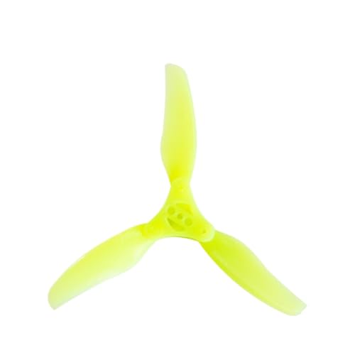 TIAJTHYD 4 Stück/2 Paar for Floppy Proppy F3015 3,0 Zoll Faltbarer 3-Blatt-Propeller for FPV Freestyle Long Range 4/6S Drohnen(2Pairs Yellow) von TIAJTHYD