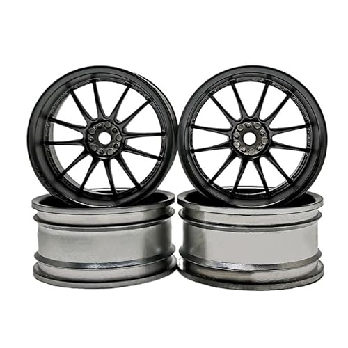 TIAJTHYD 4 stücke 3/9mm for RC Auto 1/10 Skala Kunststoff Räder Felgen 12mm Drift Auf straße Touring Modell Hobby von TIAJTHYD