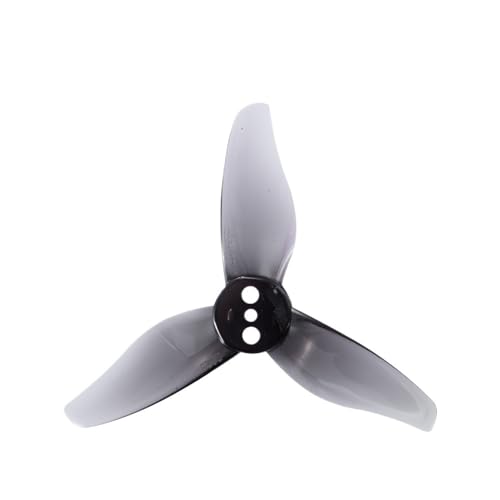 TIAJTHYD 4Pairs 2023 2X2.3X3 3-Blatt-Zahnstocherpropeller 1mm 1,5mm for RC FPV Racing Freestyle 2-Zoll-Zahnstocherdrohnen(Gray 1mm) von TIAJTHYD