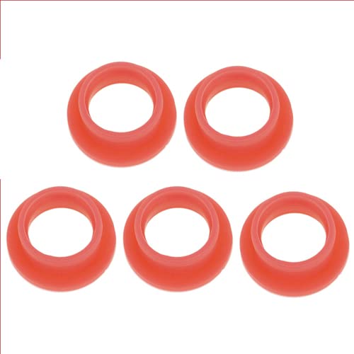 TIAJTHYD 5 stücke Hinten Abgaskrümmer Runde Dichtung Dichtung for 1/8 1/10 Skala RC Auto(Rood) von TIAJTHYD