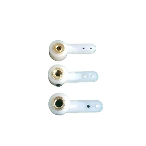 TIAJTHYD 50 Teile/los for 2,1/2,6/3,1/4,1mm Ruder Arme Fahrwerk Lenkung Arm DIY Zubehör for RC Flugzeuge Teile(Diameter 2.1mm) von TIAJTHYD