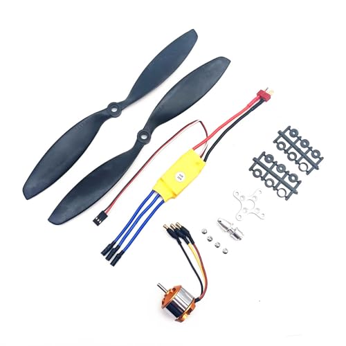TIAJTHYD A2212 2212 1000KV 1400KV Brushless Outrunner Motor 30A ESC 1045 Propeller for DIY RC Aircraft Quadcopter Hexacopter Multirotor(KV1000 30A ESC 1045) von TIAJTHYD