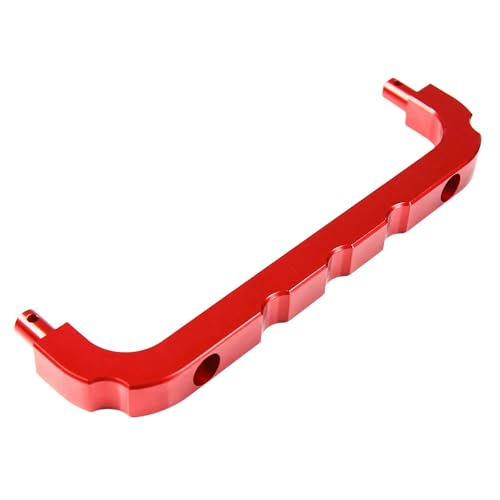 TIAJTHYD CNC-Aluminium-Vorderkörper-Rollkäfig-Stütze für 1/5 RC Auto, HPI RV KM Baja 5b (Rot) von TIAJTHYD
