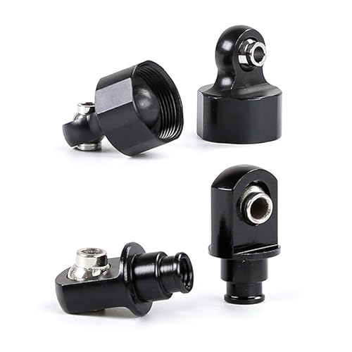 TIAJTHYD Für RC-Auto-Gas-Upgrade-Teile, CNC-Metall, 8 mm, oberer oder unterer Stützarm für Stoßdämpfer, für 1/5 HPI ROFUN ROVAN KM BAJA 5B 5T 5SC (oben unten schwarz) von TIAJTHYD