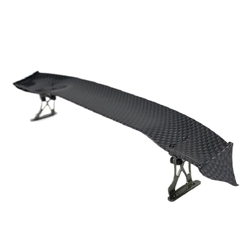 TIAJTHYD Maßstab 1/10 for RC-Auto, Kunststoff-Heckflügel, Spoiler, Kohlefasermuster mit Aluminium-Unterstützung, Drift On Road Touring Model Hobby(Burgundy) von TIAJTHYD