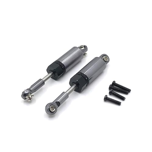 TIAJTHYD Metall Hydraulische Stoßdämpfer for WLt-oys 184011 A949 A959 A969 A979 K929 RC Auto Teile(Dark Grey) von TIAJTHYD