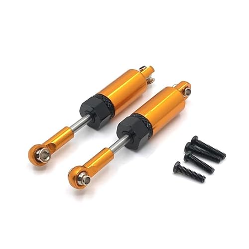 TIAJTHYD Metall Hydraulische Stoßdämpfer for WLt-oys 184011 A949 A959 A969 A979 K929 RC Auto Teile(Yellow) von TIAJTHYD