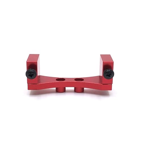 TIAJTHYD Metall Upgrade Refit Hinterachse Servo Halterung for MN 1/12 D90 D91 D96 MN98 99S 1/16 C14 C24 B14 B24 RC Auto Teile(Rood) von TIAJTHYD