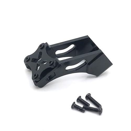TIAJTHYD Metall Upgrade Retrofit Schwanz Platte Halterung for WLt-oys 1/14 144010 144001 1/12 124017 124019 RC Auto Teile(Zwart) von TIAJTHYD