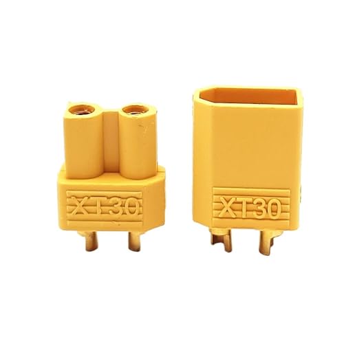TIAJTHYD Pair XT60 XT-60 XT 60 XT30 XT60H Plug T Plug Male Female Bullet Connectors Plugs for RC Lipo Battery(100 Pair XT30) von TIAJTHYD