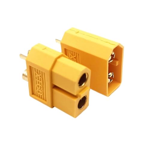 TIAJTHYD Pair XT60 XT-60 XT 60 XT30 XT60H Plug T Plug Male Female Bullet Connectors Plugs for RC Lipo Battery(100 Pair XT60) von TIAJTHYD