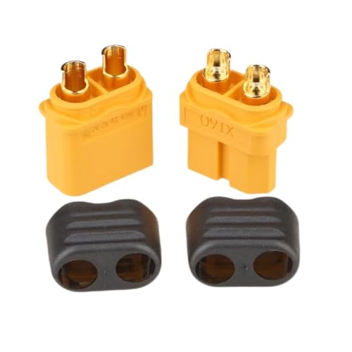 TIAJTHYD Pair XT60 XT-60 XT 60 XT30 XT60H Plug T Plug Male Female Bullet Connectors Plugs for RC Lipo Battery(100 Pair XT60H) von TIAJTHYD