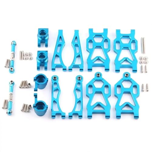 TIAJTHYD for 1/16 SCY SG116 MAX SG116 PRO Modell Aluminium Legierung Upgrade Teile for RC Auto OP Zubehör Crawler Truck Buggy(7 PCS-Blue) von TIAJTHYD