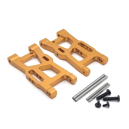 TIAJTHYD for 144010 124019 124017-16-18 144001-02 RC Auto Upgrade Front schaukel arm Front Suspension Arme(Gold) von TIAJTHYD