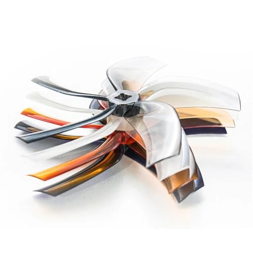 TIAJTHYD for D90 Ducted 90mm-5 5-Blatt PC Propeller for FPV Racing Freestyle 3,5 Zoll Cinewhoop Ducted Drones Ersatz DIY Teile(4 Pairs Black) von TIAJTHYD