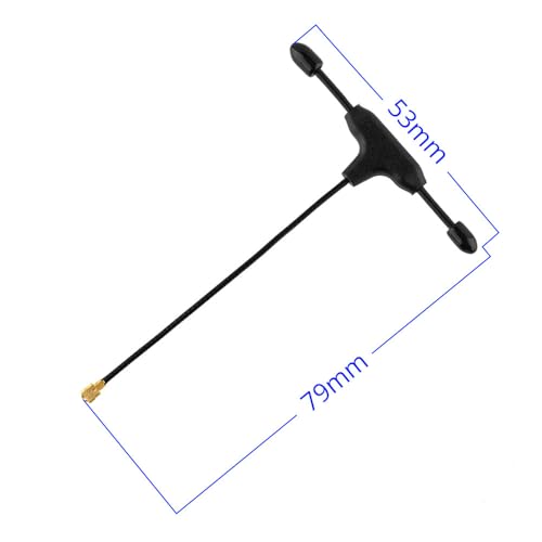 TIAJTHYD for EP1 2,4G Nano Long Range Ersatz Omnidirektionale Antenne IPEX1 UFL 65mm 95mm Kompatibel mit TBS Tracer(65MM) von TIAJTHYD