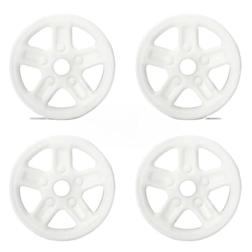 TIAJTHYD for Modell 15mm Schutzrad 1/32 1/35 Universal GA0008(White 4PCS) von TIAJTHYD