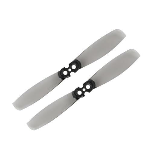 TIAJTHYD for Ro-torX 2535 2,5X3,5 65mm 2-Blatt Zu 4-Blatt PC Propeller 1,5mm for RC FPV Racing 2,5 Zoll Zahnstocher Cinewhoop Drone DIY(4Pairs Gray) von TIAJTHYD