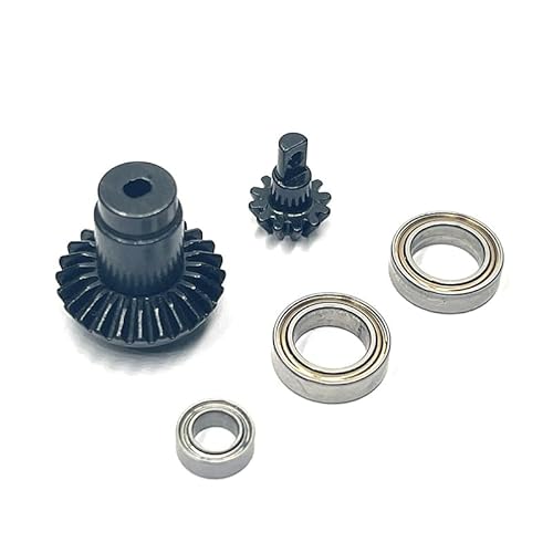 TIAJTHYD for Xiaoqi 1/24 FCX24 RC Auto Metallgetriebeteile Upgradeteile Brückengetriebe Stahlgetriebe(Burgundy) von TIAJTHYD