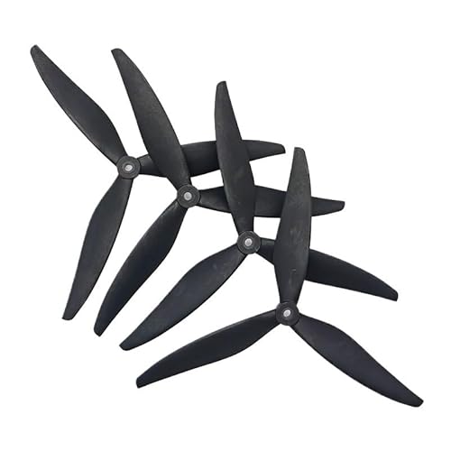for 2Pair(2CW+2CCW) 8040/9045/1050 8/9/10 inch 3-Blade Propellers Black-Carbon Reinforced Nylon for RC Long Range Big Drones Part(2Pairs 1050) von TIAJTHYD