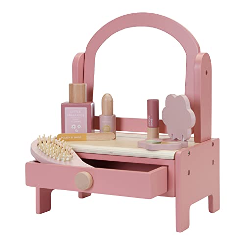 Little Dutch 7062 FSC Holz Schminktisch Spielset - Flowers & Butterflies von Little Dutch