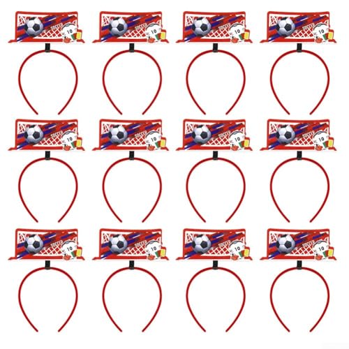 TIANHENGMart Vibrant Soccer Game Cheer Up Haarband, ideal für Fußballpartys und Foto-Requisiten (B) von TIANHENGMart