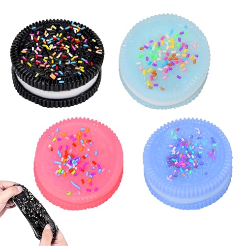 4 Stück Squishy Toy, Taba Squishy, FuFu Squishy, Keks-Stressabbau-Spielzeug,Squishy Für Oreo,Weiches Spielzeug Zum Stressabbau,Dekompression Venting Spielzeug für Kinder & Erwachsene 4 Stück Squishy Toy, Taba Squishy, FuFu Squishy, Keks-Stressabbau-Spielzeug,Squishy Für Oreo,Weiches Spielzeug Zum Stressabbau,Dekompression Venting Spielzeug für Kinder & Erwachsene von TIANHOO