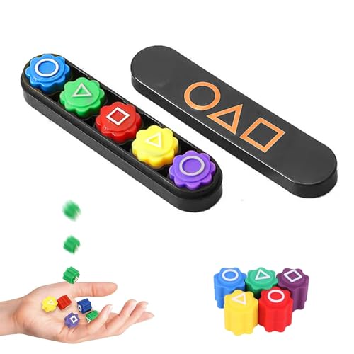 TIANHOO Gonggi Korean Game, 5 Stuck Stone Catching Game, Gonggi Koreanisches traditionelles Spiel Gonggi Jack Jack Stein für Alle Altersgruppen Hand-Auge Koordinationstrainingsspielzeug von TIANHOO