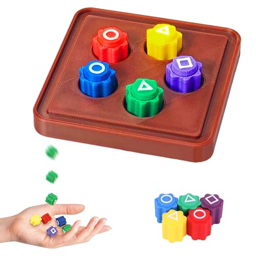 TIANHOO Gonggi Korean Game, 5 Stuck Stone Catching Game, Gonggi Koreanisches traditionelles Spiel Gonggi Jack Jack Stein für Alle Altersgruppen Hand-Auge Koordinationstrainingsspielzeug von TIANHOO